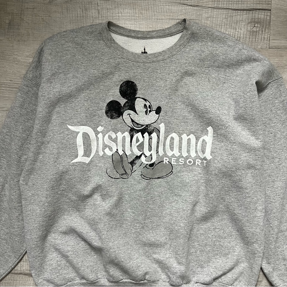 VINTAGE Mickey Mouse Disneyland Disney
World Gray/Black Size 2XL - Picture 6 of 13